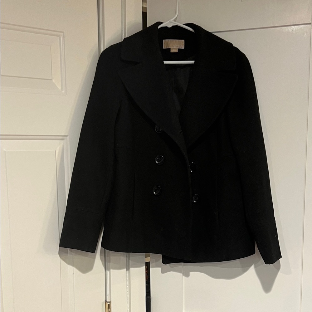 Michael Kors Women's Classic Black Peacoat